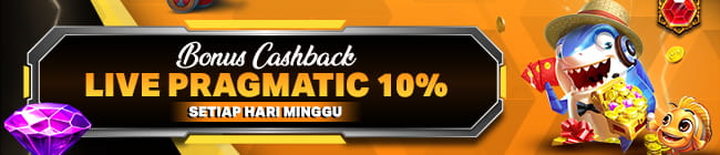 CASHBACK LIVE GAME PRAGMATIC PLAY 10%